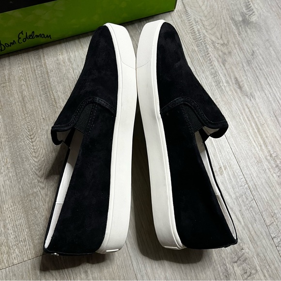 Sam Edelman ELTON Black Suede Slip On Sneaker Shoes - Picture 4 of 8